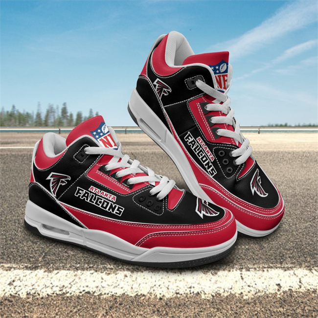 Men's Atlanta Falcons Air Jordan 3 Sneakers/Shoes 002